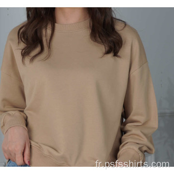 Sweats à capuche femme col rond